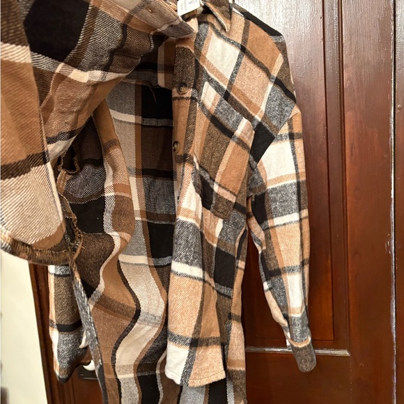 Windsor Brown Plaid Button Down Shirt - Picture 5 of 6